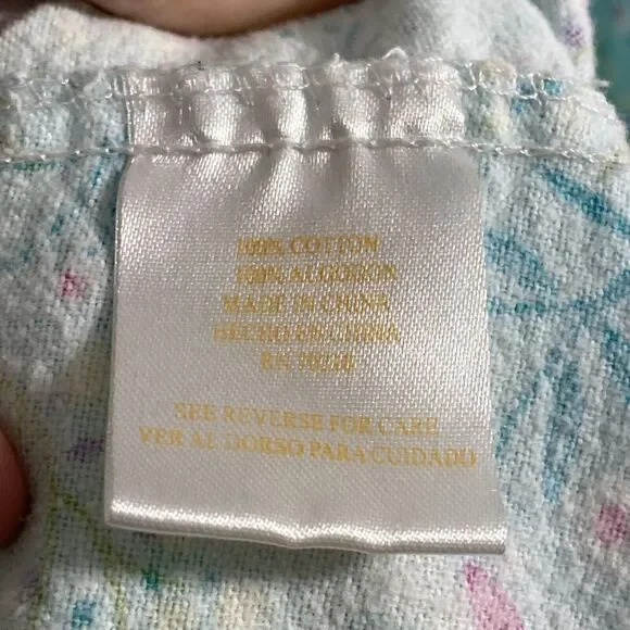 La Cera Nightgown Women's S Flannel Pockets Floral Grandma Cottagecore Peasant - Picture 16 of 16